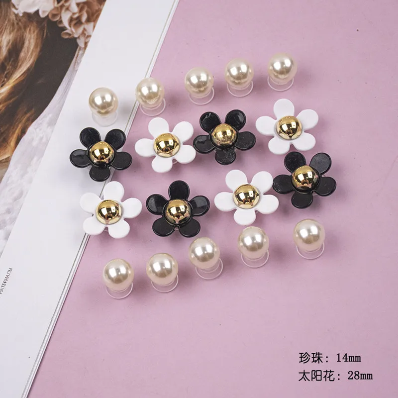 Shoe Charms Shoe Decorations All-match Flower Charms for Shoe Jewelry