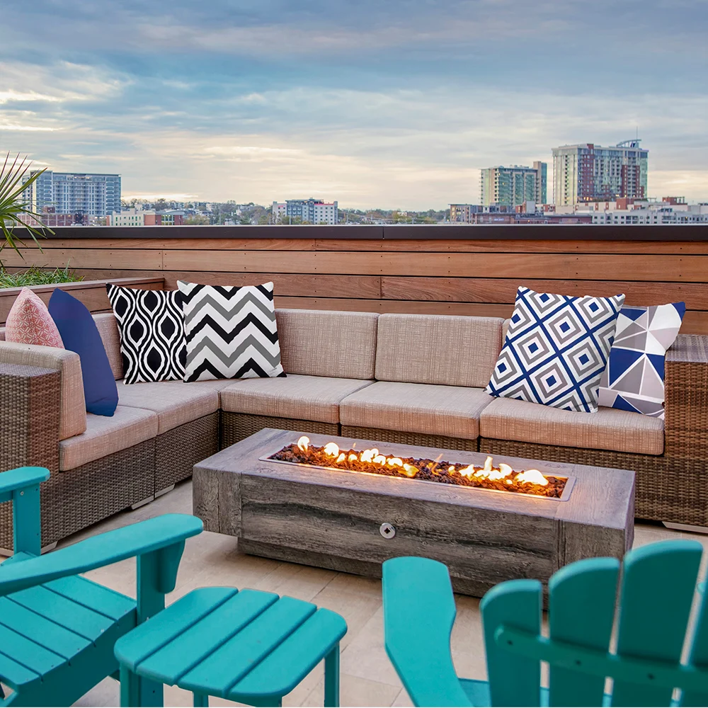 

Suitable For Terrace Sofa Tent Outdoor Decoration Anti Splash Pillow Case Waterproof Printed Garden Cushion Cover