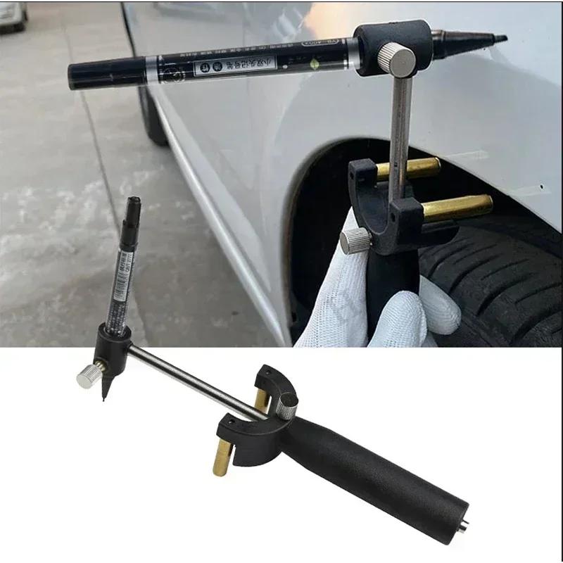 Car Wheel Eyebrow Scriber Auto Sheet Metal Dent Repair Tool Auto Body Line Marker Tool for Car Sheet Metal Dent Repair