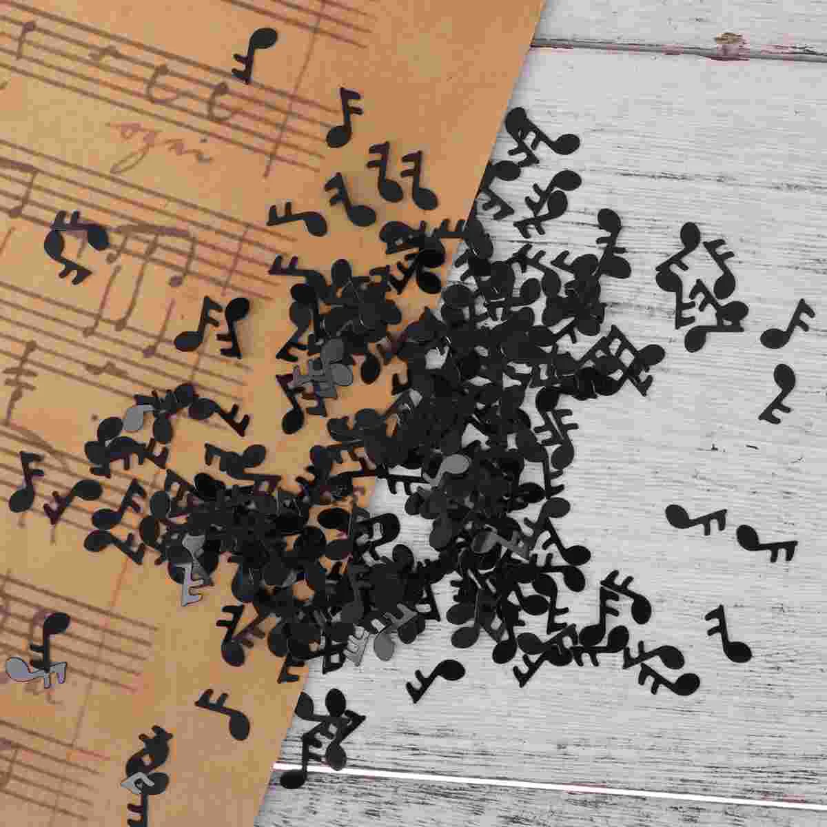 

1 Pack 15g Musical Note Confetti Colorful Confetti Glitter Party Table Confetti Birthday Confetti Decorations for Wedding