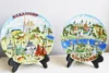 15CM Italian Sicilian Village Aegean Greek creative disk Background Decoration Display Hand-painted ceramic disctourist souvenir 1