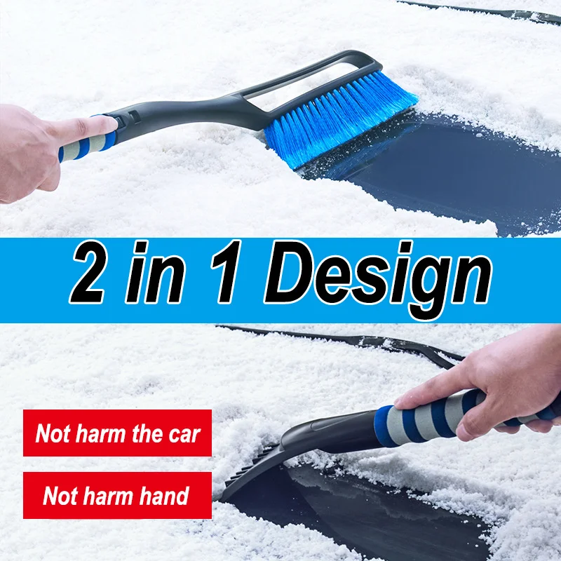 Quick Clean Snow Scraper for Car Winter Window Scraper for Car Stainless Snow Shovel Cool Accessories Gifts