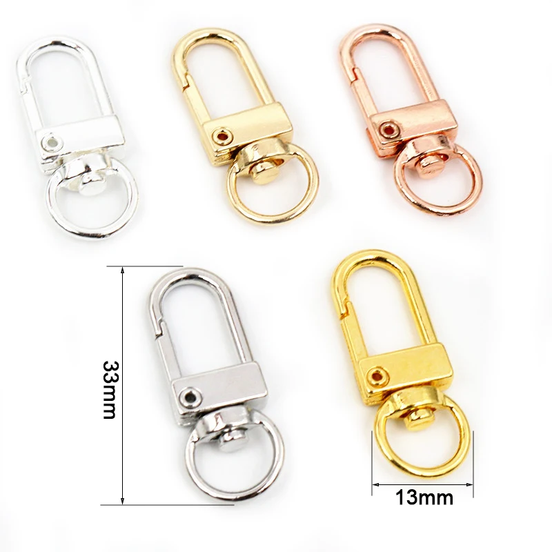 Lobster Clasps 10pcs/lot Gold Silver Plated DIY Jewelry Making Findings for Keychain Neckalce Bracelet Supplies