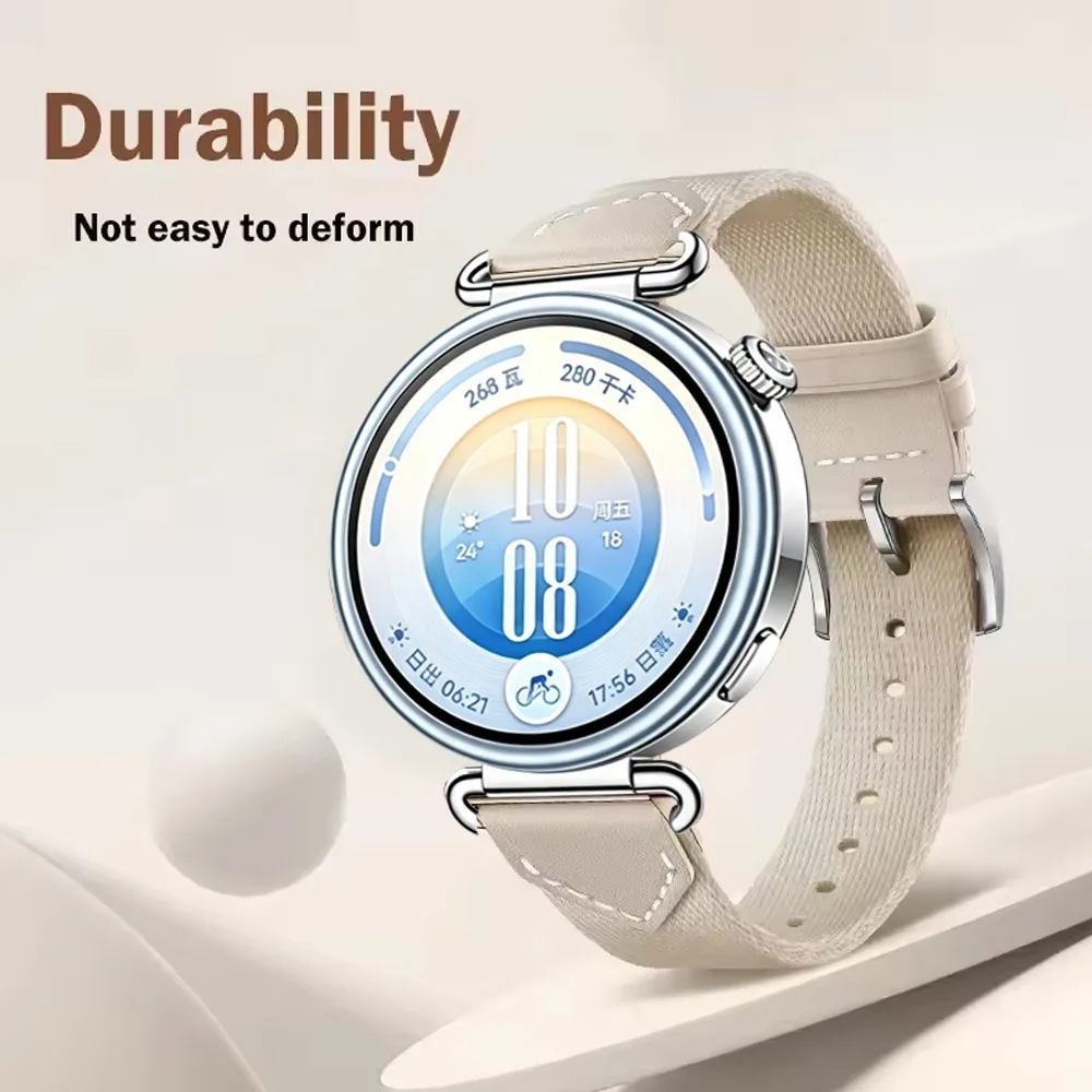 18mm Premium Nylon-Leather Watch Strap - Comfortable Accessory Watchband