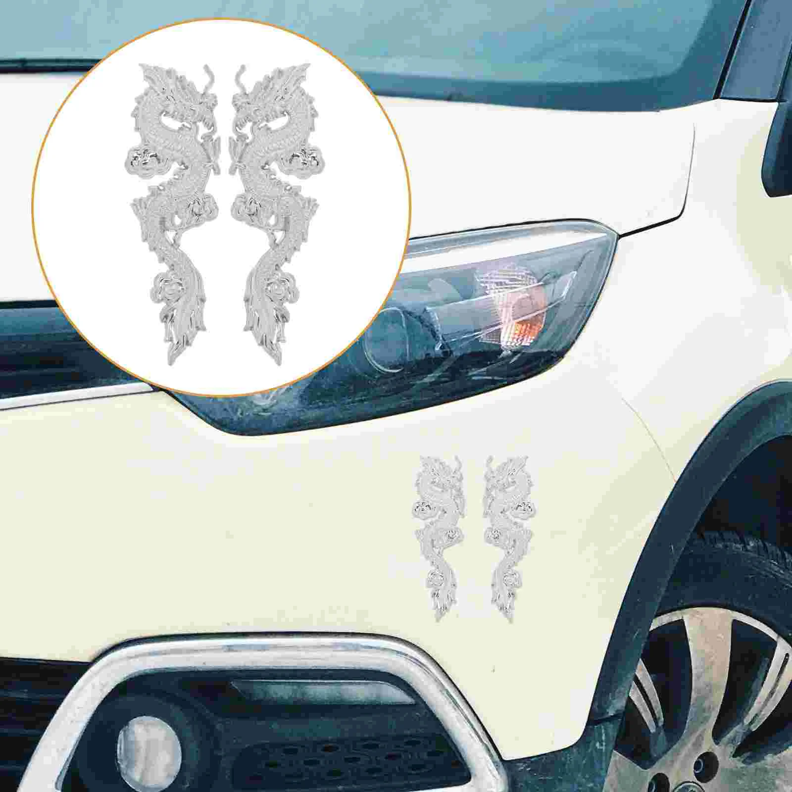 

Car Sticker Totem Chinese Decal for Bumper Dragon Decals Vehicles Emblems Stickers