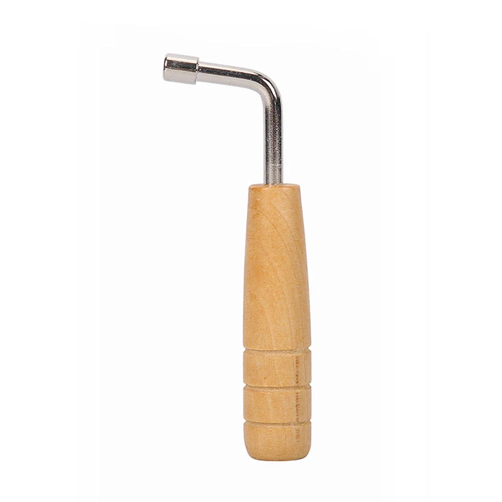 Musical Instruments Accessories Lyre Harp Tuning Wrench Tuner Lever Wooden Handle L-shape Square