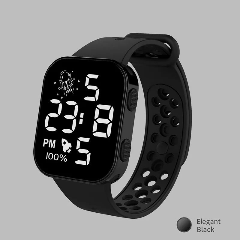 2022 Fashion LED Digital Watches Men Female Clock HD Square Dial Electronic Wrist watch For Women Kids Watches Relogio Feminino 