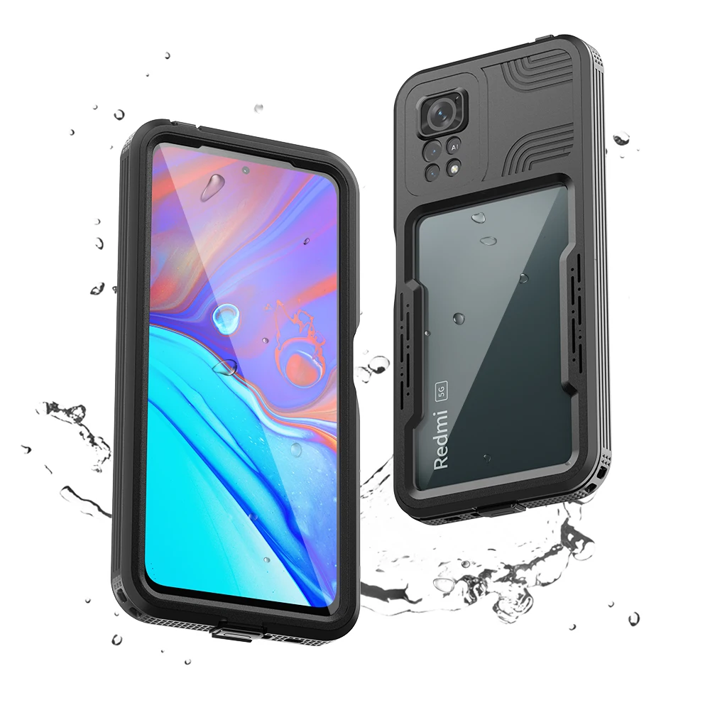 

Водонепроницаемый чехол для Xiaomi Redmi Note 11 4G Note 11S, прозрачный противоударный чехол для дайвинга с уплотнением, 2 метра, для Redmi Note 11 Pro