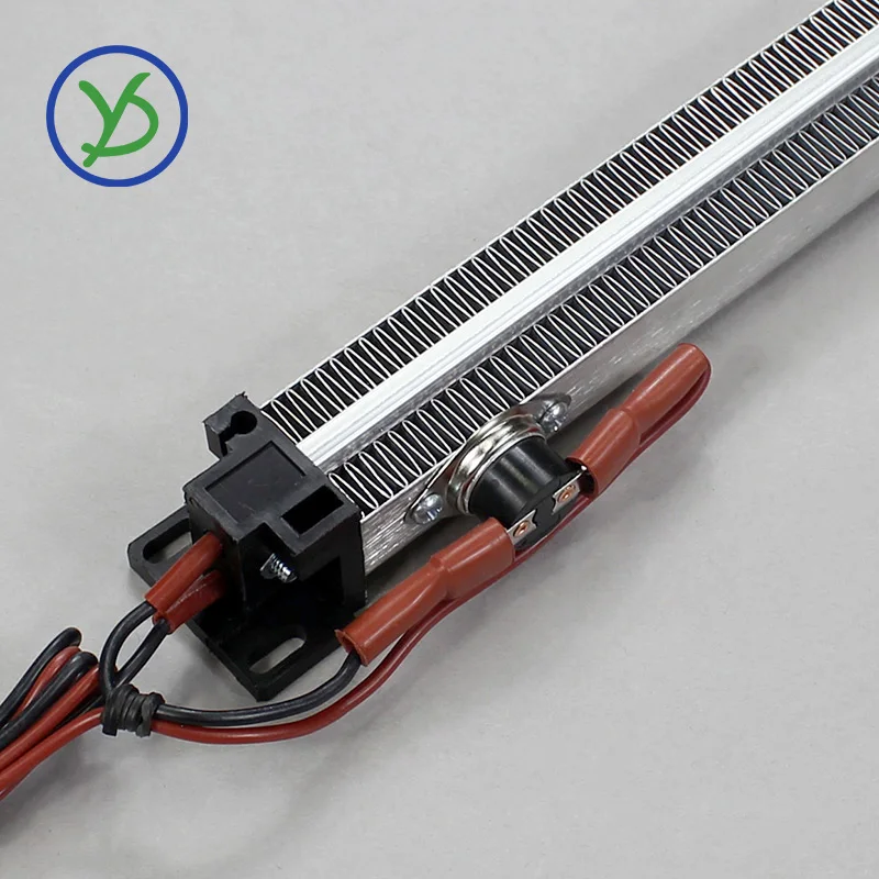 PTC 히터 220V 500W 600W AC/DC 절연형 온도조절식 공기 히터 인큐베이터 부품 전기 발열체 186A1 230*32*26mm