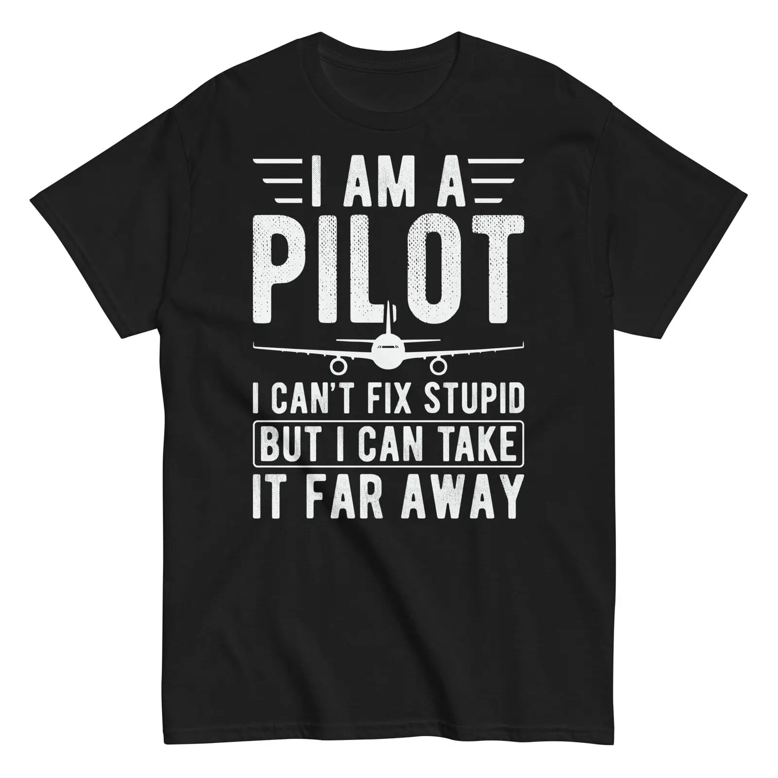 

Летная забавная Мужская хлопковая футболка, я не выгляжу