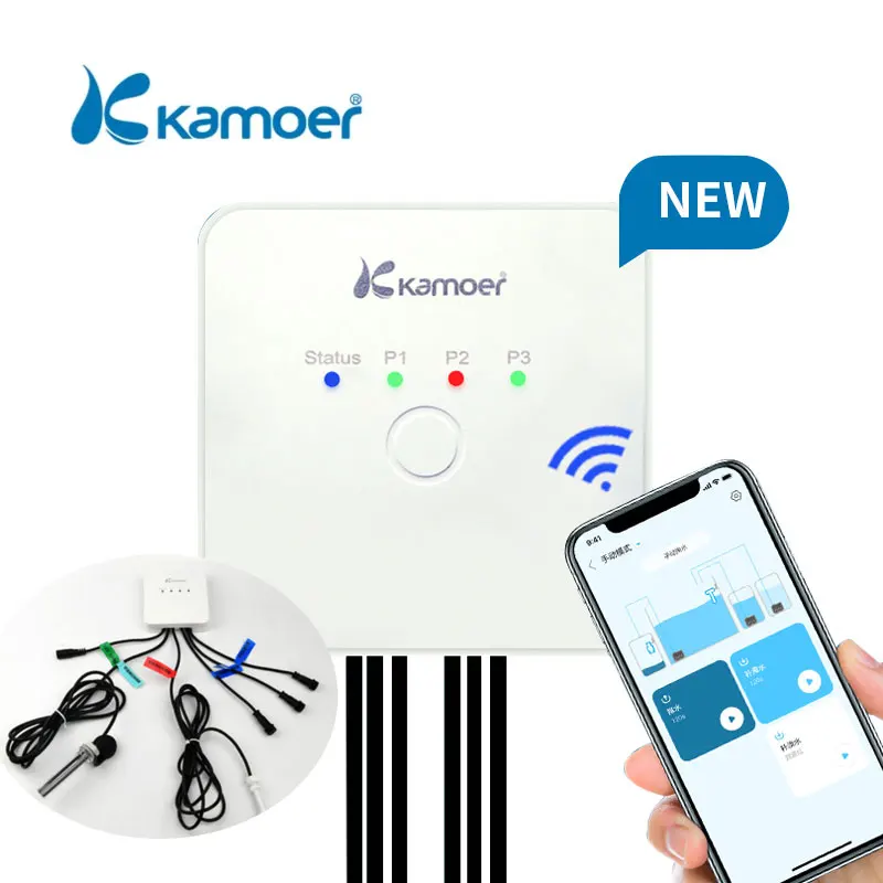 Kamoer KWC Wifi Automatic Water Replenishment Water Changer Wireless Optical Liquid Level Sensor Aquarium Submersible Pump