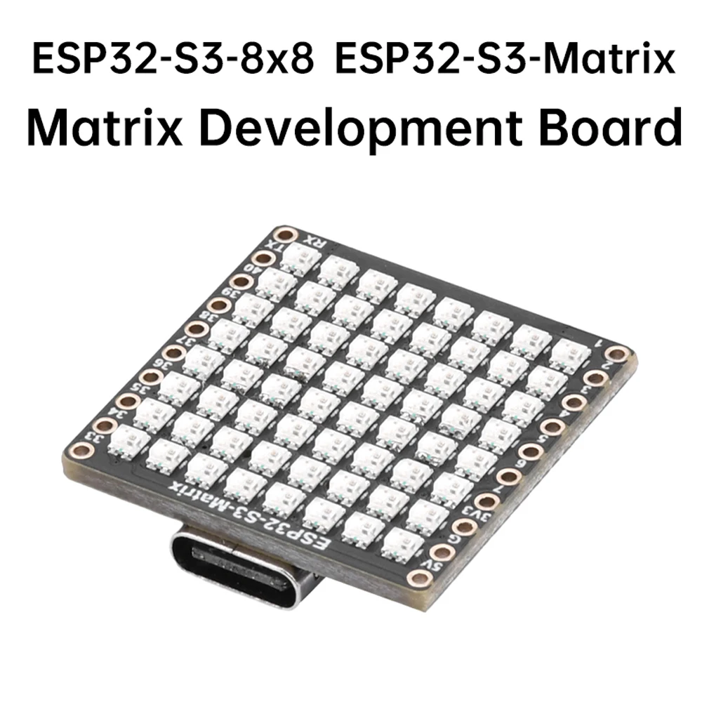 รูปสินค้า บอร์ดพัฒนา ESP32-S3 พร้อมไฟ LED RGB 8x8