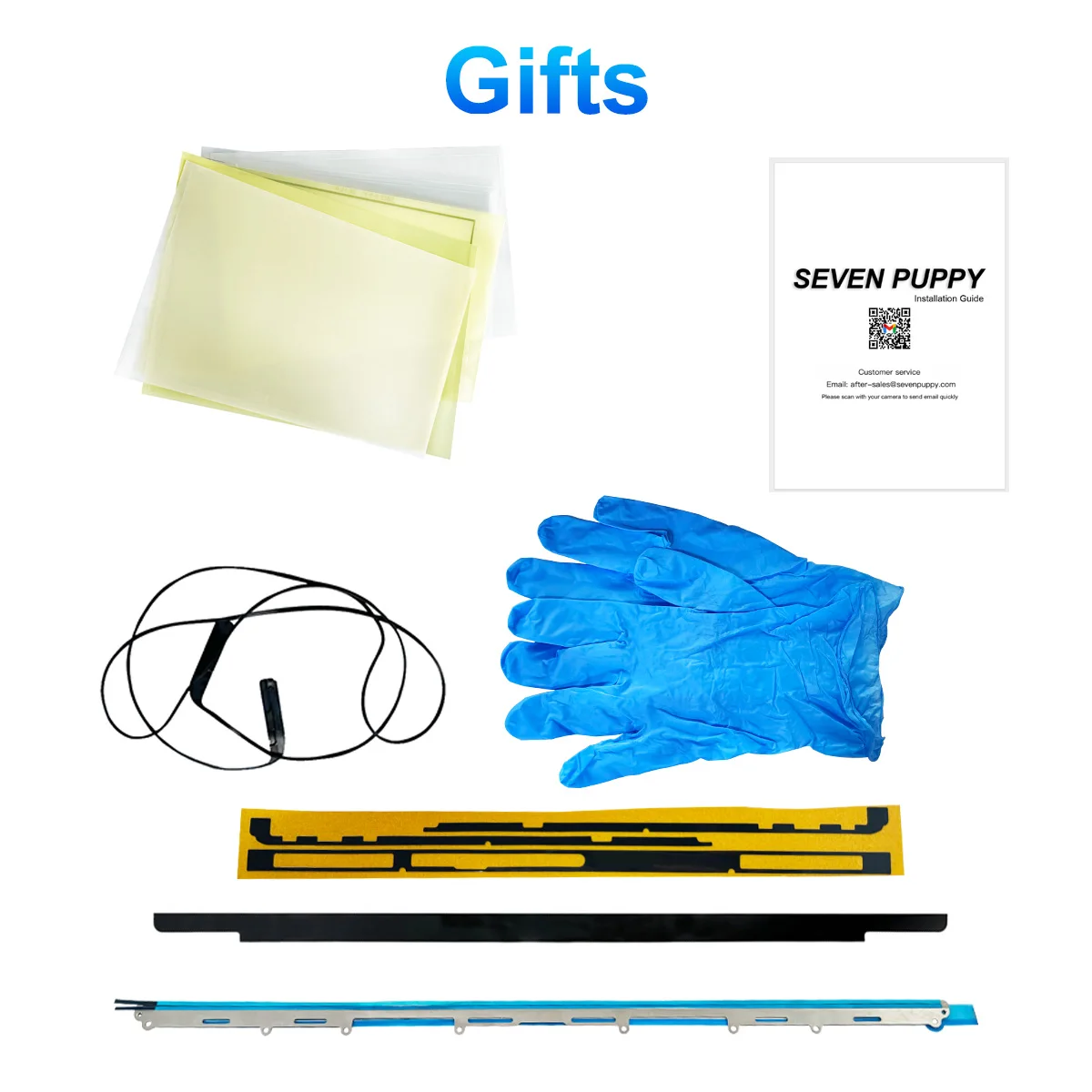 SEVEN PUPPY LCD 스크린 MB Pro 15인치 A1707용(프레임 없음) ? 2016 2017 EMC 3072 / EMC 3162용 디스플레이 교체품