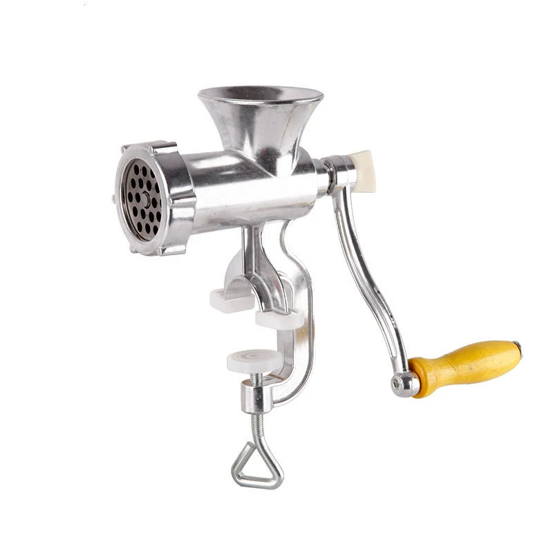Moedor de carne manual e fabricante salsicha stuffer ficar mixer