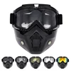 Motocross Goggles Outdoor Unisex Cycling Riding Skiing Windproof Goggles Eyewear With Detachable Mask Protection Motorcycle 2