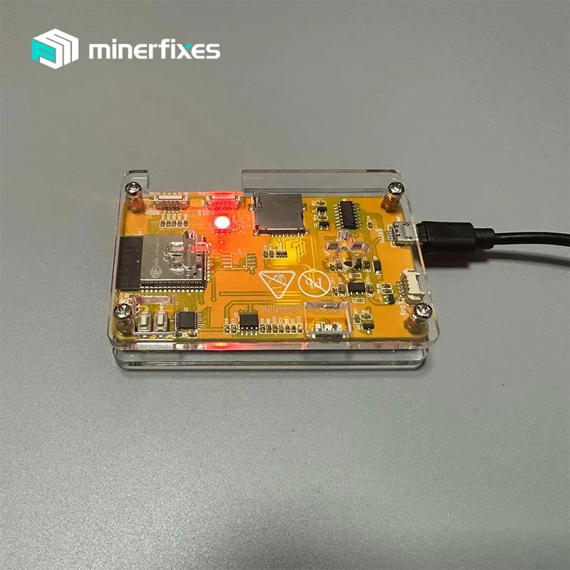 Crypto Bitcoin Miner NerdMiner V2 2.8 inch 350kh/s BTC Solo Lottery Mining Machine