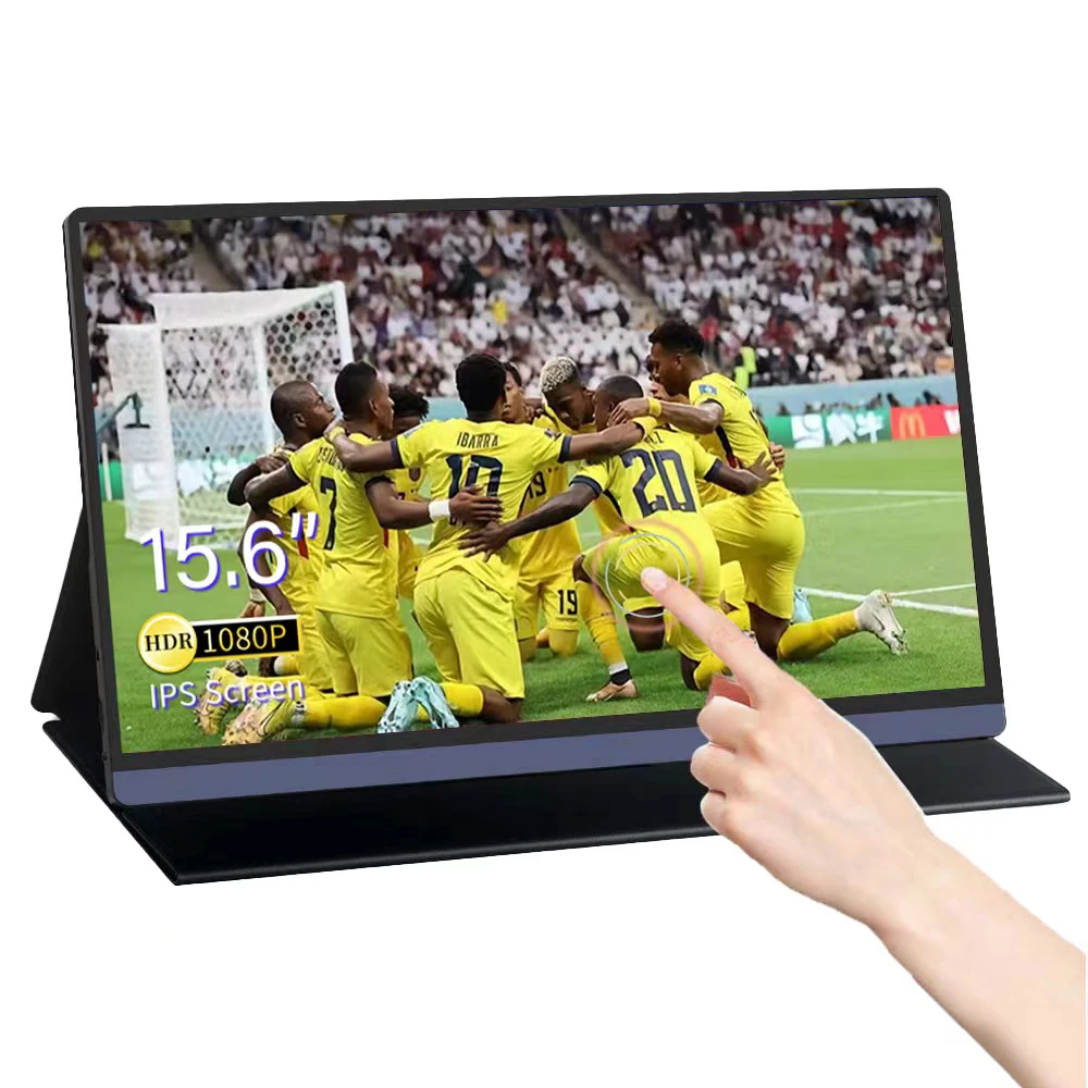 

15.6Inch 1080 PAluminum alloy Monitor Portable Lcd Screen HDR USB Type C HDMI-Compatible For Switch PS5 Xbox Macbook Phone Gamin