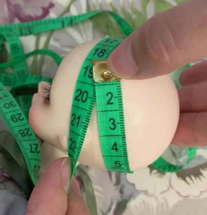 BJD Perücke Qbaby Big Head Puppenhaar Meng dian dian Weiches Haar Niedliches braunes kurzes Haar Puppenzubehör – Detail 2