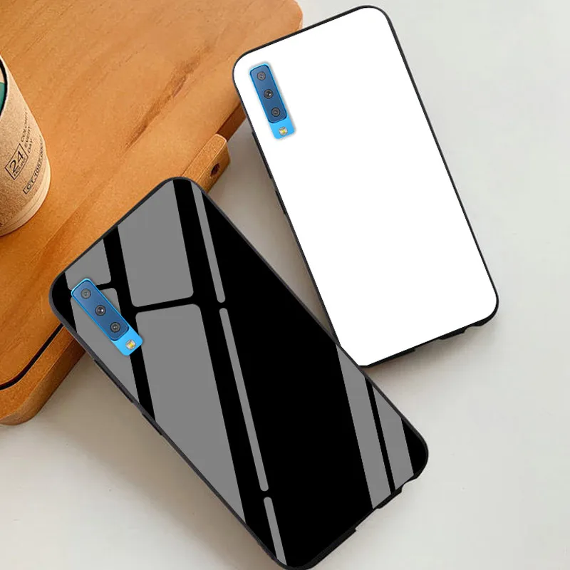 Custodia In Vetro Temperato Per Samsung Galaxy A7 A8 A9 2018 Custodia Rigida Per Samsung A6 Plus A50 A70 A80 A90 5G Custodia Per Telefono Paraurti
