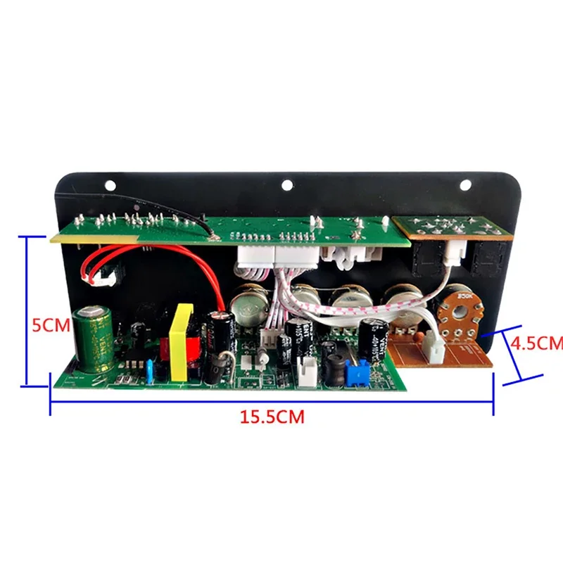 Placa Amplificadora Bluetooth 5.0 com Áudio Óptico, AMP, USB, Rádio FM, TF Player, Subwoofer de Áudio DIY para Karaoke, Casa, Carro, 110V, 220V