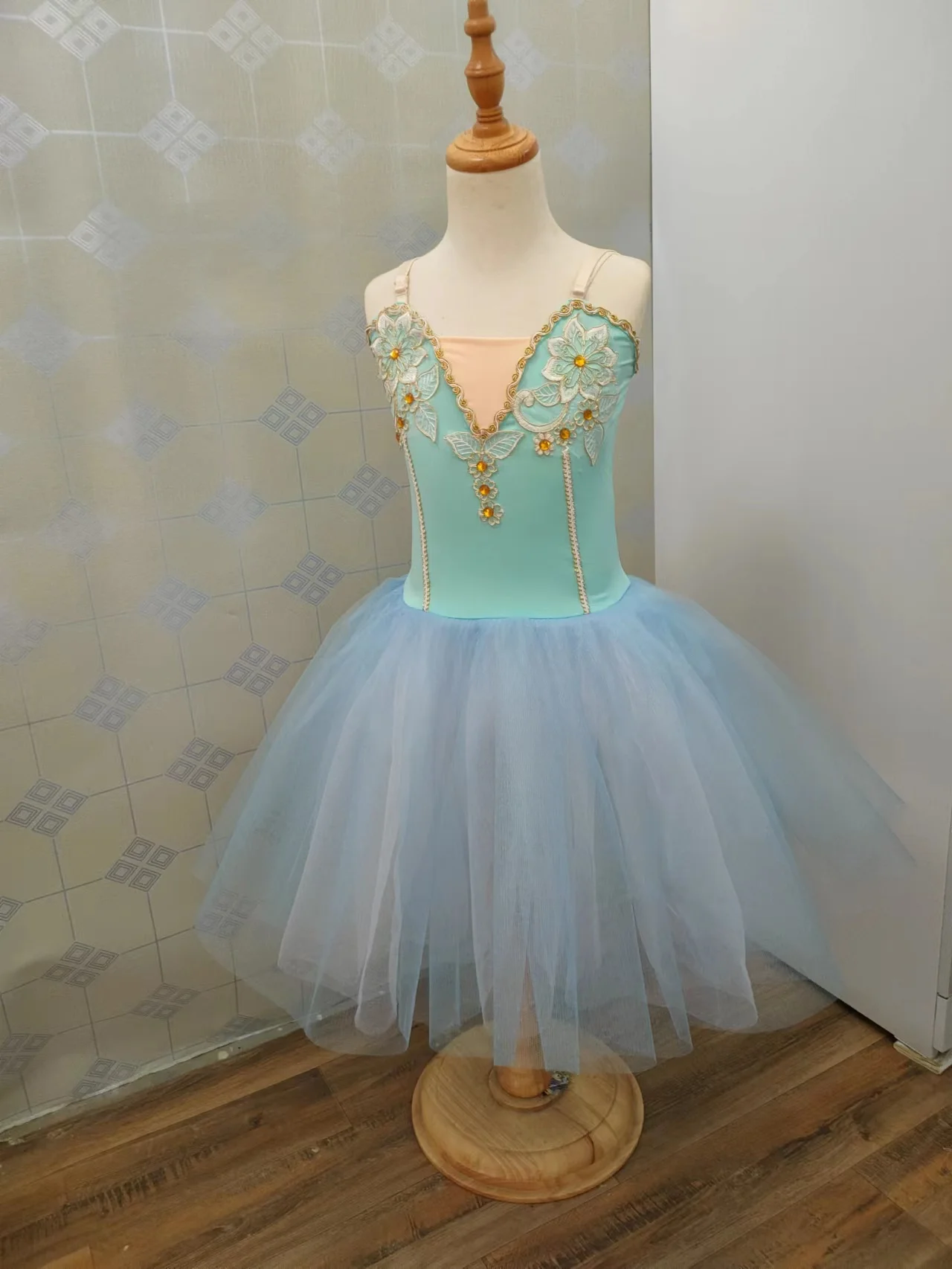 

Балетное платье-пачка для девушек, профессиональная романтичная длинная Тюлевая балетная юбка, белый и розовый цвета