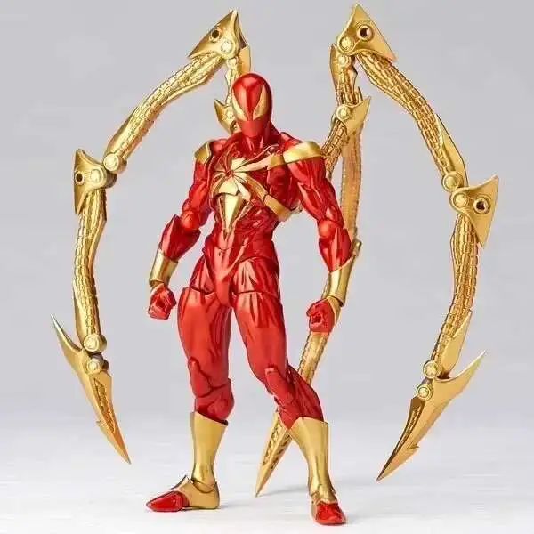 Kaiyodo Revoltech Amazing Yamaguchi Iron Spider-Man Action Figures