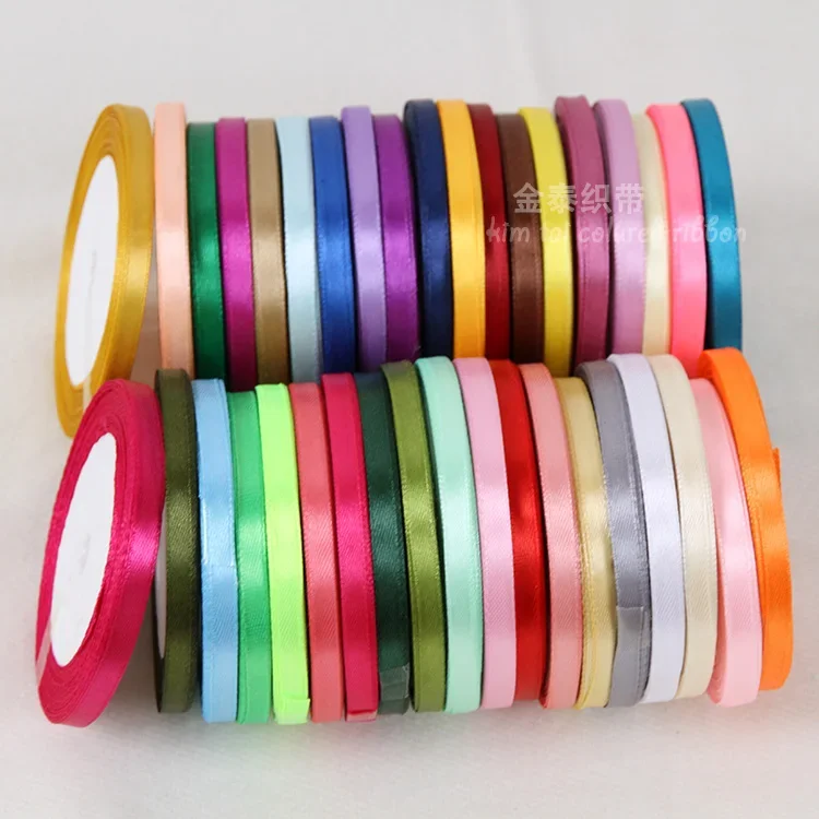 10mm Satin Ribbon DIY Sewing Handmade Crafts Supplies Christmas Decoration Tape