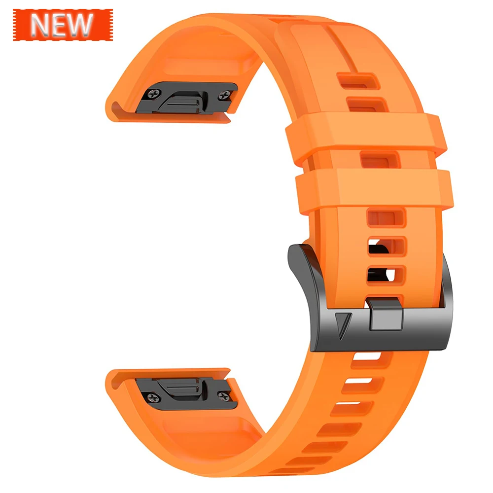 Versatile Quick Release Nylon+Silicone Strap, 22mm/26mm
