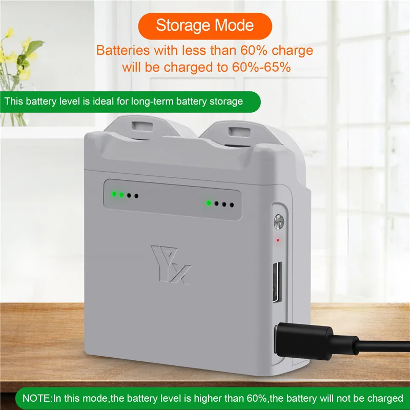 Chargeur Double Canal pour Batterie DJI Neo - 8.6V/5A + USB 5V/2A