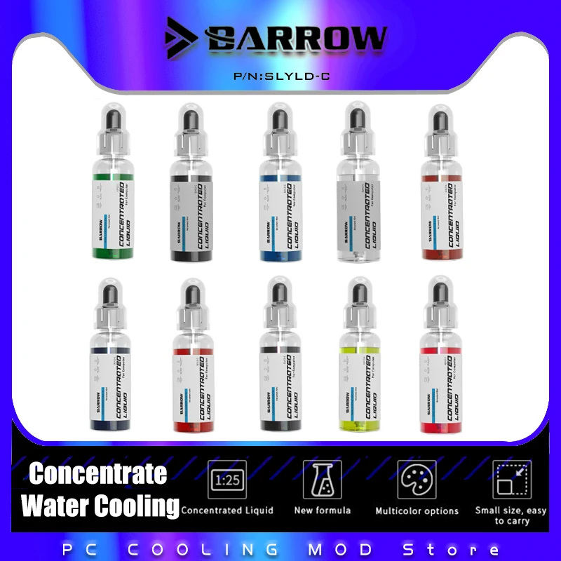 Barrow Water Coolant Colorful Liquid Deionized Thermal Fluid For Computer PC Water Cooling System Refrigeracion Liquida,SLYLD-C - 1