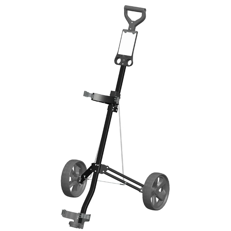 2-wheel Slide Lock System Golf Push Trolley