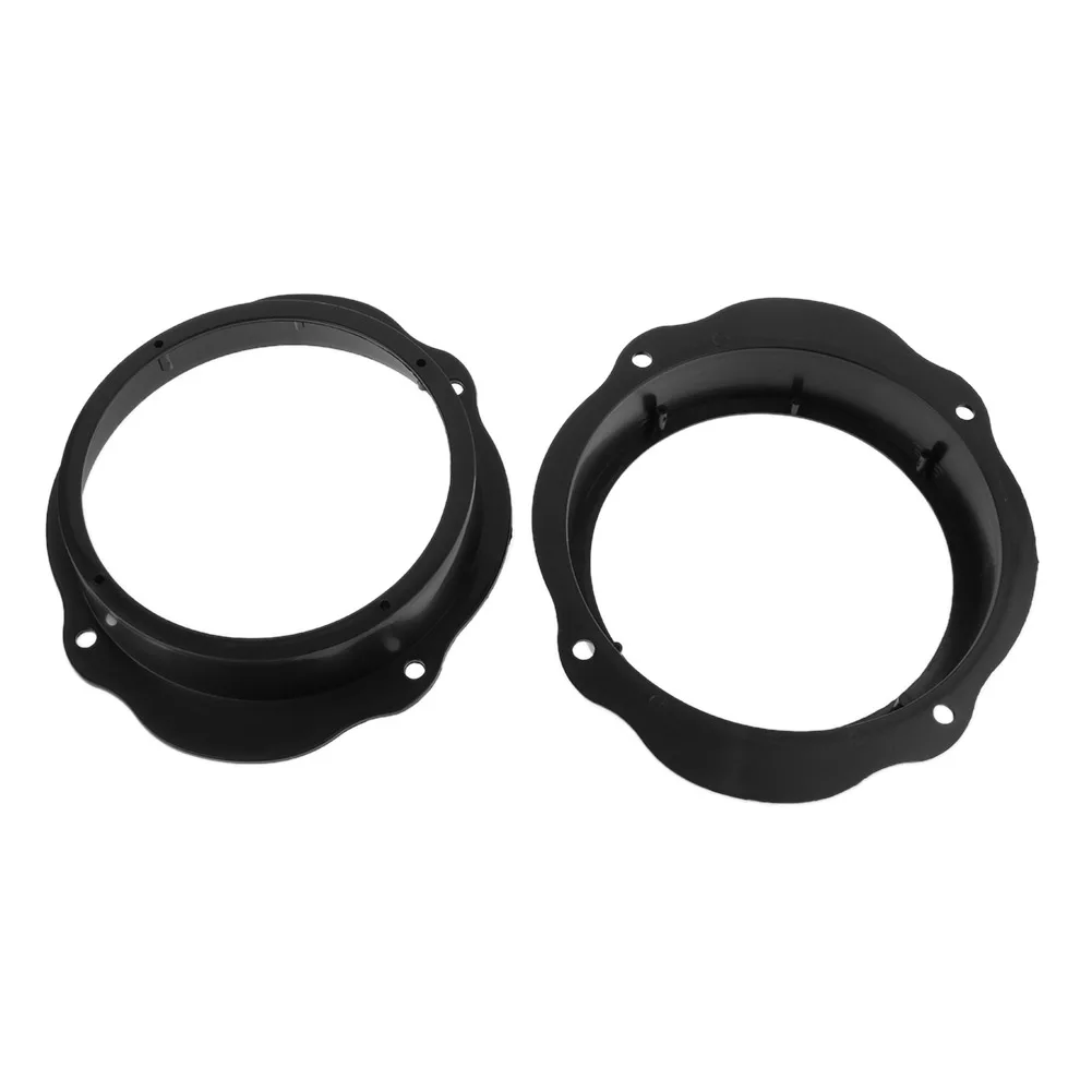 2pcs 6.5in 스피커 어댑터 범용 링 어댑터 플레이트 포드 포커스용 장착 브래킷 어댑터 플레이트