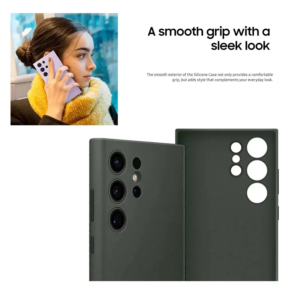 Premium Soft Silicone Protective Case with Silky Touch Finish for Enhanced Durability and Style