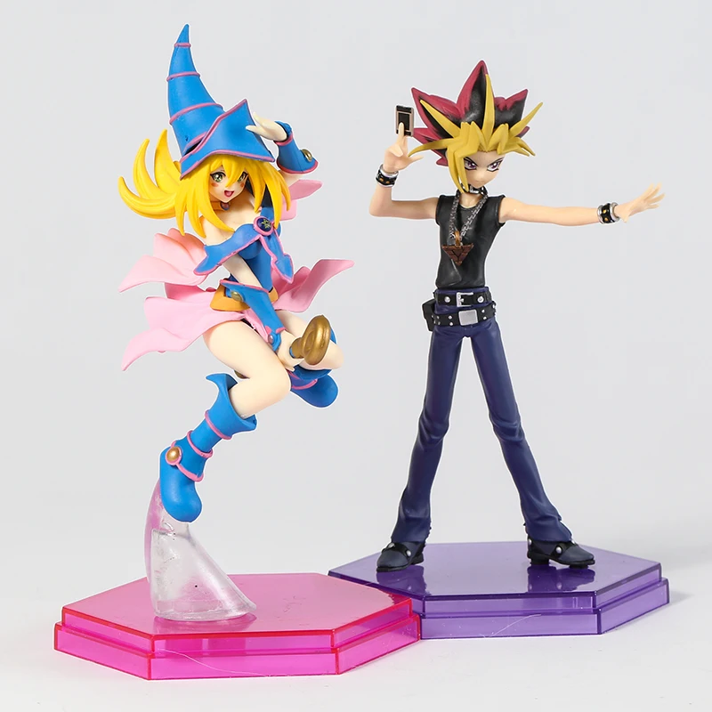 

Ю-Ги-о! Фигурка «Дуэль монстров» Yami Yugi Black Magician Girl, ПВХ Модель, игрушка, украшение, аниме фигурка, подарок