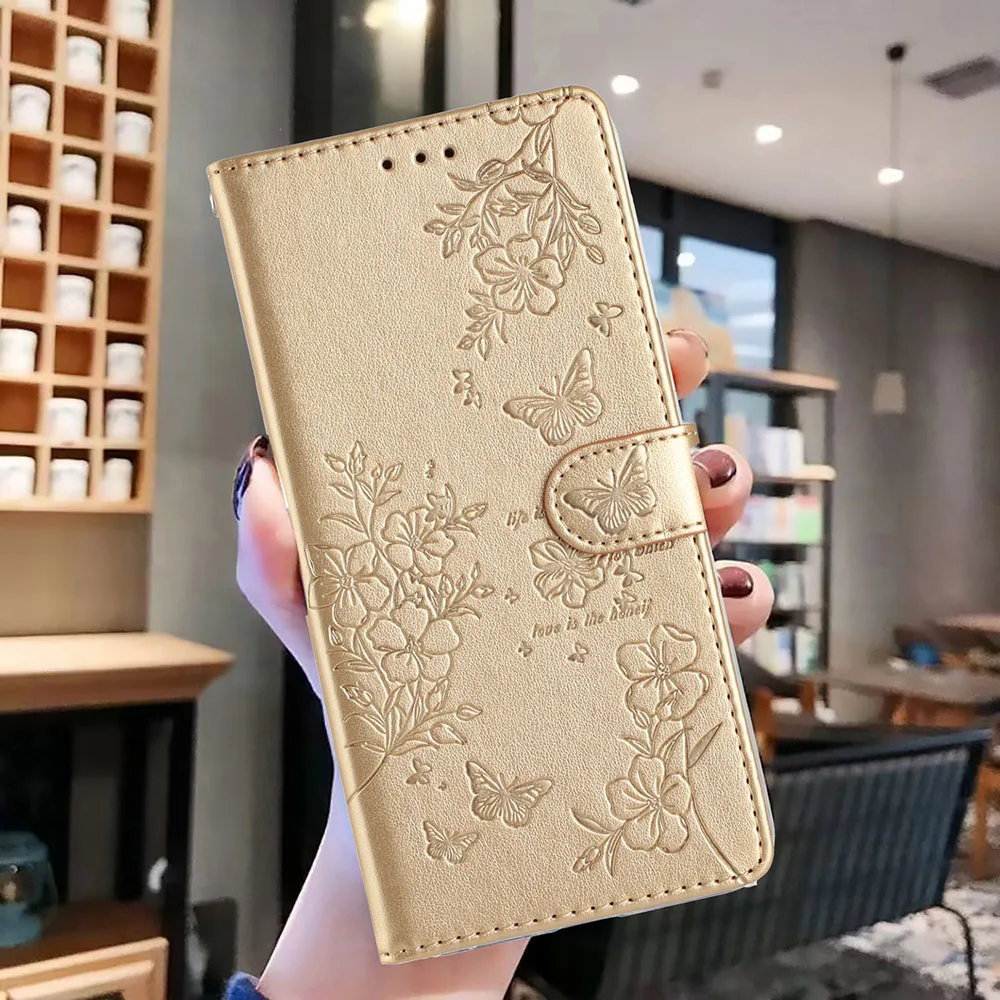 Elegant Leather Wallet Case with Card Storage Holder and Phone Cover