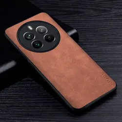 Premium PU Leather Scratch - Resistant Solid Color Phone Case Cover for Denim (Brown)