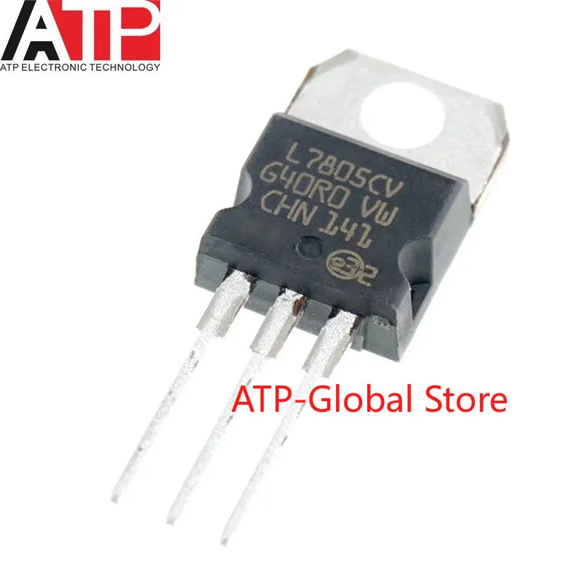 10 Pz L7805Cv To220 7805 L7805 Lm7805 L7805Cv-Dg To-220 Nuovo E Originale Ic Reg Linear 5V 1.5A To-220