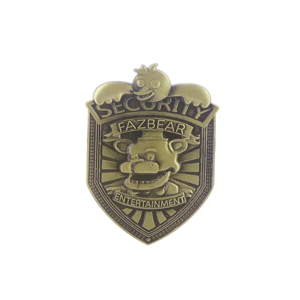 Broche en émail Freddy Fcedar Bonnie pour enfants, jeu d'anime, figurines FNAF, insignes de beurre animal, épinglettes pour sacs à dos, accessoires, cadeau