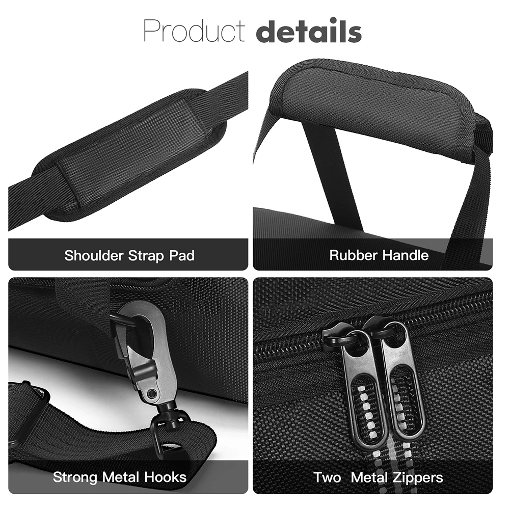 Carrying Case for Anker SOLIX C1000 Portable Power Portable Power Station Bag Travel Storage Bag with Shoulder Strap & Handle