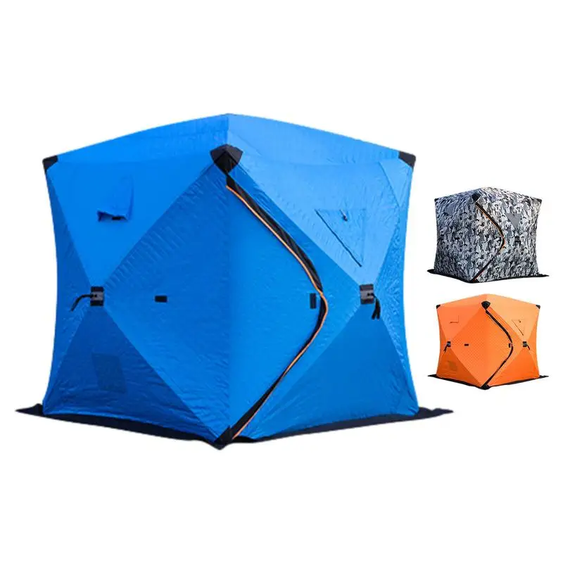 

Insulated Ice Fishing Shelter Warm Thick And Foldable Fish House Waterproof Portable Fishing Shelter With Large Space For