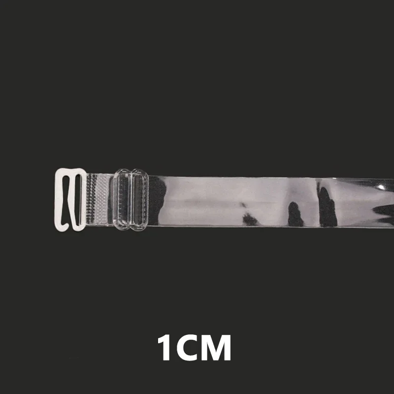 Clear Bra Straps Transparent Invisible Detachable Adjustable Silicone Women's Elastic Belt Intimates Accessories