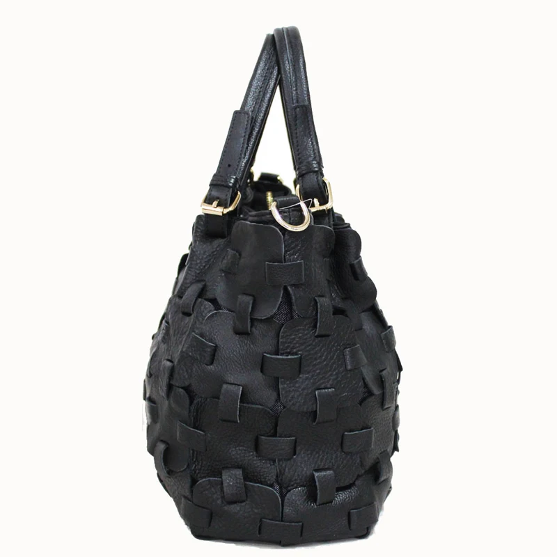 Annmouler Brand Design Women Tote Bag Large Capacity Ladies Handbag Genuine Leather Shoulder Bag Multicolor Crossbody Purses