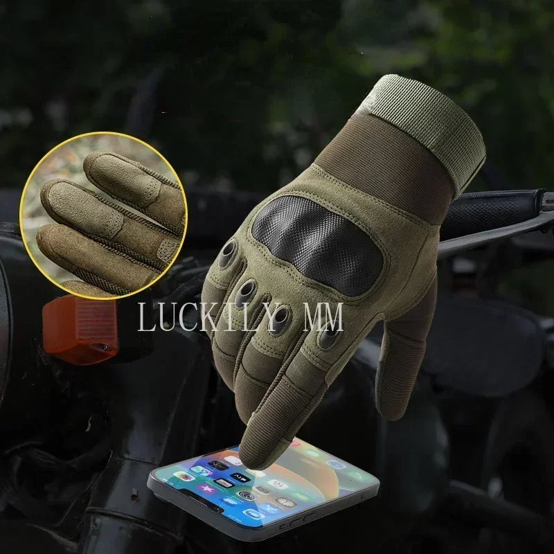 Motorcycle Gloves Outdoor Windproof Anti-skidding Tactical Gloves Men's Motocross Cycling