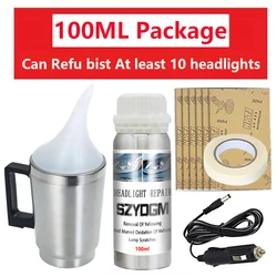 Ultimate Headlight Restoration & Polish Kit - Car Detailing & Maintenance Solution (100ML Repair Kit)