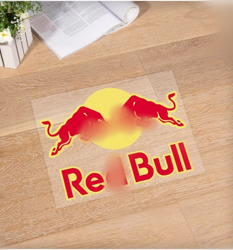 

Creative Angry Bull Vinyl Auto Window Red Decal DIY Car Logo Sticker Electric Motorcycle Scratches Car Body Decal Accessories