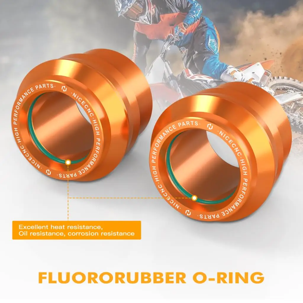 NICECNC Für KTM EXC 300 EXCF 350 2017-2023 20 MM/22 MM Vorne Hinten Spacer hub Kragen Für Husqvarna TE 300 GasGas EC 300 – Detail 3
