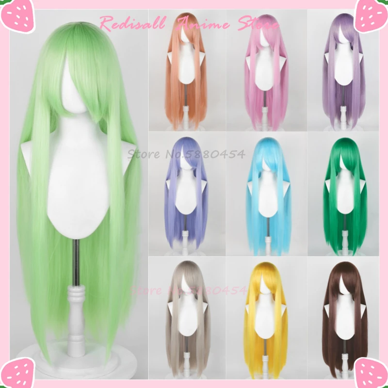 

100 см Yaki прямой косплей синтетический парик 25 цветов длинные волосы для женщин синий зеленый розовый желтый фиолетовый коричневый нестилизованный базовый головной убор