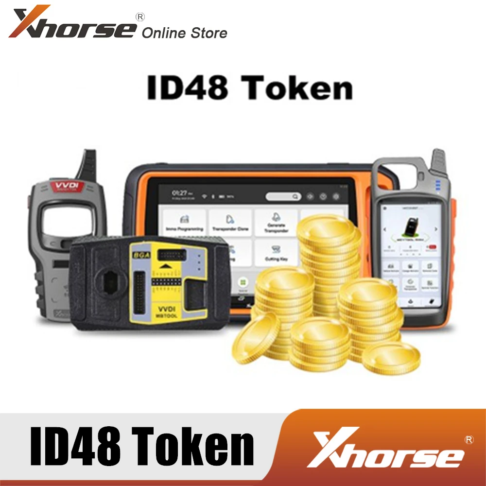 Une jeton pour Xhorse VVDI2 VVDI Key Tool 96 bits ID48 copie (ONLY TOKEN NO DEVICE)