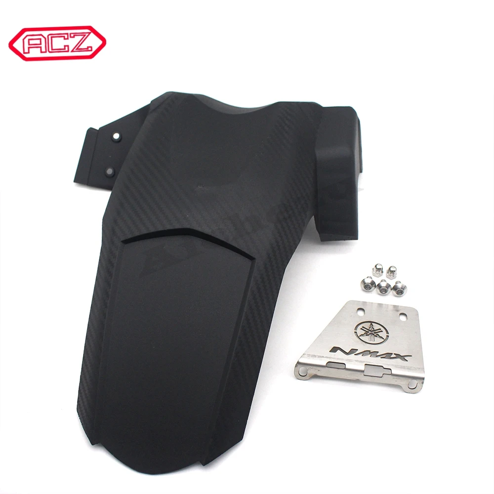 

Scooter Accessories For Yamaha Nmax 155 Nmax155 2020 Rear Fender Mud Carbon Fiber Splash Guard Wheel Hugger Mudguard Protector