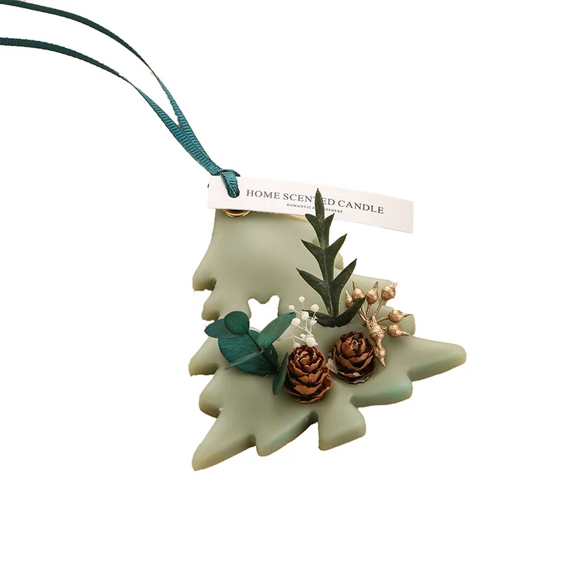 

3 PCS Christmas Tree Aromatherapy Wax Slice Tablets For Home Bathroom Wardrobe Shoe Cabinet Air Freshener Scented Wax Slice